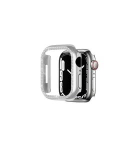Apple Watch 44mm Uyumlu Zore Watch Gard 05 Sert PC Koruyucu (Gümüş)