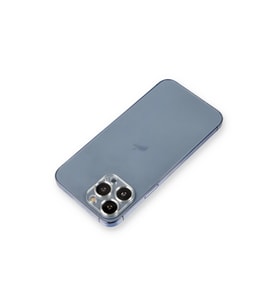 Apple İphone 12 Pro Max Metal Kamera Lens Koruma Cam - Gümüş