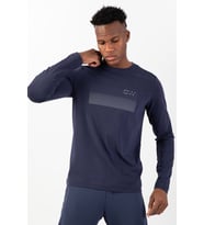 Maraton Regular Erkek Bisiklet Yaka Lacivert Sweatshirt