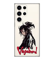 Samsung Galaxy S23 ULTRA Uyumlu Vagabond Anime Desenli Şeffaf Telefon Kılıfı