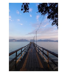 Chiemsee, Bavyera, Almanya Tablo Ahşap Poster Dekoratif