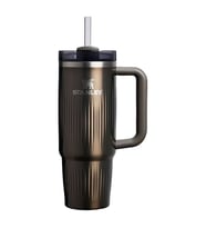 Stanley Quencher H2.O Fluted Tumbler Pipetli Termos Bardak 0.89 LT GunMetal Shine