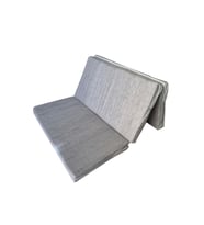 Çift Kişilik Katlanır Yer Yatağı Ve Sünger Yatak Katlanır Minder Yatak 120x195x8 CM-GRİ