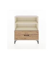 Arges Şifonyer 2 Raflı Tek Çekmeceli 88x30x96 Aytaşı-Çam