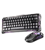 GravaStar Mercury V60 Pro Kablolu Manyetik Gaming Klavye ve XPro Kablosuz Mouse Seti, GunMetal (Siyah - Açık Gri)