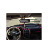 1975-2003 Modellerine Uygun Lada Vega Torpido Koruma Halısı Siyah Kenar Renk Kırmızı