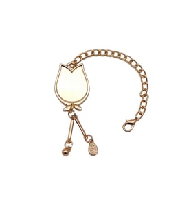 Angel Çanta Aksesuar Lale Light Gold Sarkaç Süs 22 Cm