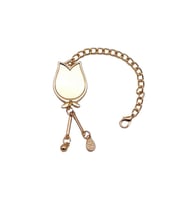 Angel Çanta Aksesuar Lale Light Gold Sarkaç Süs 22 Cm