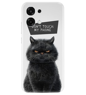 Oppo A6 Pro Kılıf Boutique Baskılı Resimli Don't Touch Cat Pcode -011