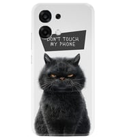 Oppo A6 Pro Kılıf Boutique Baskılı Resimli Don't Touch Cat Pcode -011