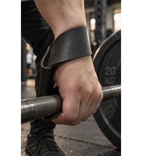 Kişileştirilebilir Hakiki Deri Lifting Strap Fitnes Ağırlık Kayışı