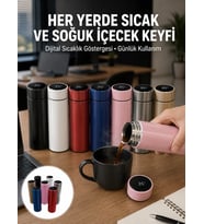 Northcity Dijital Göstergeli Termos - Yeni Nesil Isı Koruma ve Pratik Kullanım