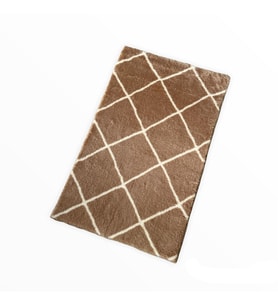 Jassrug Royal Halı 50x80 Diamond Sütlü Kahve