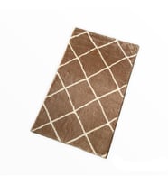 Jassrug Royal Halı 50x80 Diamond Sütlü Kahve