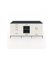 Kronos Konsol 4 Raflı 7 Çekmeceli 2 Kapaklı 220x59x99 Antrasit-Aytaşı/Aytaşı