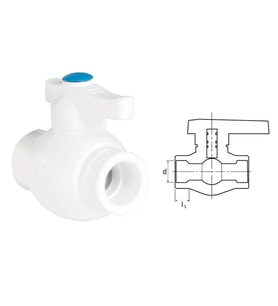 Ege Yıldız Pprc 40 Mm Küresel Vana Gri