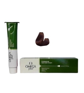 Omega Plus Color Professional Hair Color Cream 60 ml 7/34 Kumral Dore Bakır