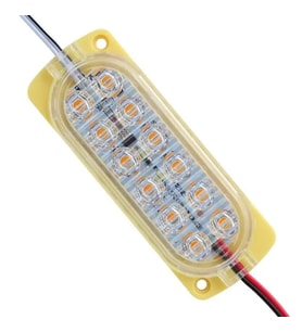 Parlak Yanıp Sönen Sarı 24 Volt 1.2 Watt 2835 Modül Led