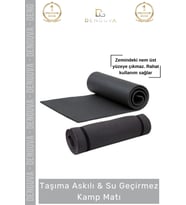#YogaMatı Taşıma Askılı Kamp Pilates Yoga Kaymaz Taban Konforlu 150x50 Çadır Uyku Matı Yer Minderi