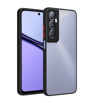 Realme C65 4G Uyumlu Kılıf Sert Silikon Kamera Korumalı Zore Hux Kapak