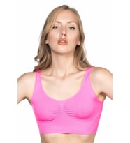 NEON FUŞYA MI Emay 4005 Soft Kalın Askı Büstiyer
