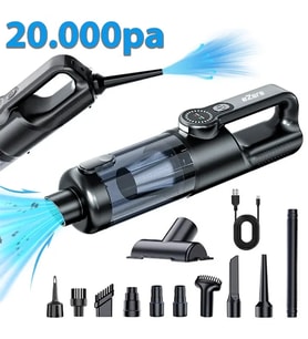 EZERE PowerVac1 20000pa Araç İçi ve Ev Tipi Şarjlı Vakum Süpürge-(5775) - EEEEEE5870-1878