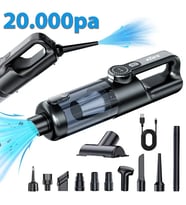 EZERE PowerVac1 20000pa Araç İçi ve Ev Tipi Şarjlı Vakum Süpürge-(5775) - EEEEEE5870-1878