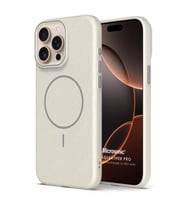 Microsonic Apple iPhone 15 Pro Max Kılıf MagLeather Pro Bej (Bej)