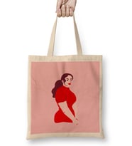 Modern CUTE Woman Bez Çanta Uzun Saplı