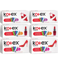 Kotex Tampon Süper - Mini - Normal 96 Lı Karma Set (6PK*16)