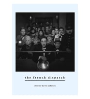The French Dispatch - Timothee Chalamet, Saoirse Ronan, Adrien Brody Tablo Ahşap Poster Dekoratif