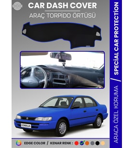 TOYOTA COROLLA E100 (1991-1995) Torpido Örtüsü Ön Göğüs Koruma Araca Özel Çatlamayı Önler Kaymaz
