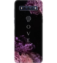 TCL 10 SE Kılıf Silikon Desen Love Flow 1664