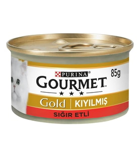 Gourmet Gold Kıyılmış Sığır Etli Kedi Konservesi 85 Gr