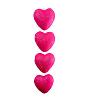 Ortasüs kalp sarkık pembe 12li pk1 set-