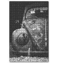 Cakapuzzle Terkedilmiş Eski Volkswagen Tosbağa Puzzle Yapboz MDF (Ahşap) (120 Parça)