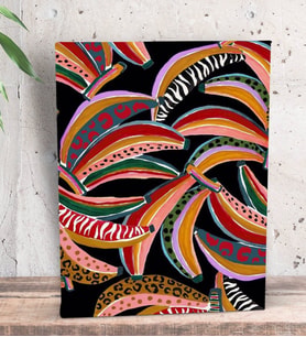 BK Gift Yatak Odası Konseptli Dekoratif Mini Kanvas Tablo 15x20cm-85