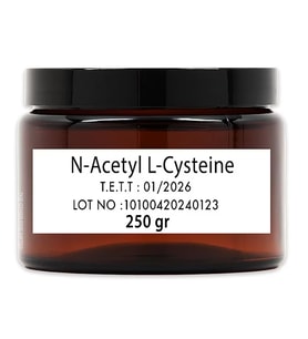 N-acetyl L-cysteine Saf Hammadde 250 Gr