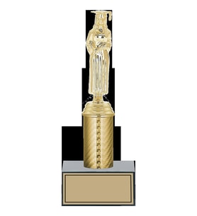 ODAK KUPA - Figürlü Kupalar - Mezuniyet Kadın Figürlü Kupalar FG-007 C - 25 cm