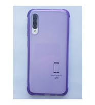 Samsung Galaxy A30s/a50 Darbe Emicili Renkli Şeffaf Kılıf (Altın / Dore)