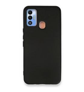 Tecno Spark 7T Kılıf First Silikon - Siyah