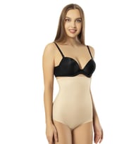 Modinn Bayan Lazer Kesim Yüksek Bel Slip Külot Korse 9010 (Ten)