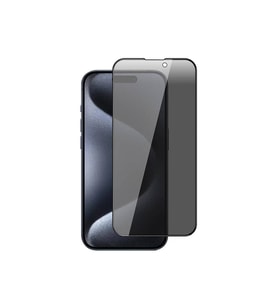 Apple iPhone 15 Plus Uyumlu Zore New 5D Privacy Temperli Ekran Koruyucu (Siyah)