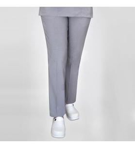 Unisex Gri Esnek Likralı  Doktor Hemşire Aşçı Tek Alt Pantolon