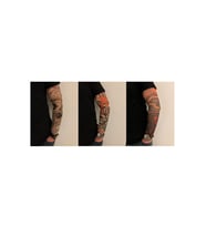 Giyilebilir Dövme 3 Çift 6 Adet Kol Çorap Dövmesi Sleeve tattoo Set15