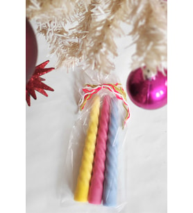 Şamdan Mumu, %100 Doğal Soya Wax Döküm, 3 Adet