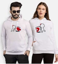 Tshirthane Puzzle Heart Sevgili Kombinleri Kapüşonlu Kombini (Tek Ürün Fiyatıdır.)