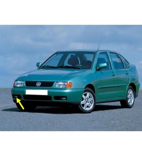 VW Polo Classic 1996-2002 Ön Tampon Sağ Sis Farı Kapağı 6K5853666