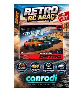 DC163A ELEKTRİKLİ 4X4 RETRO 2İN1 YEDEK DİRFT TERERLİ 50 KM HIZ YAPAN PROF ARAÇ