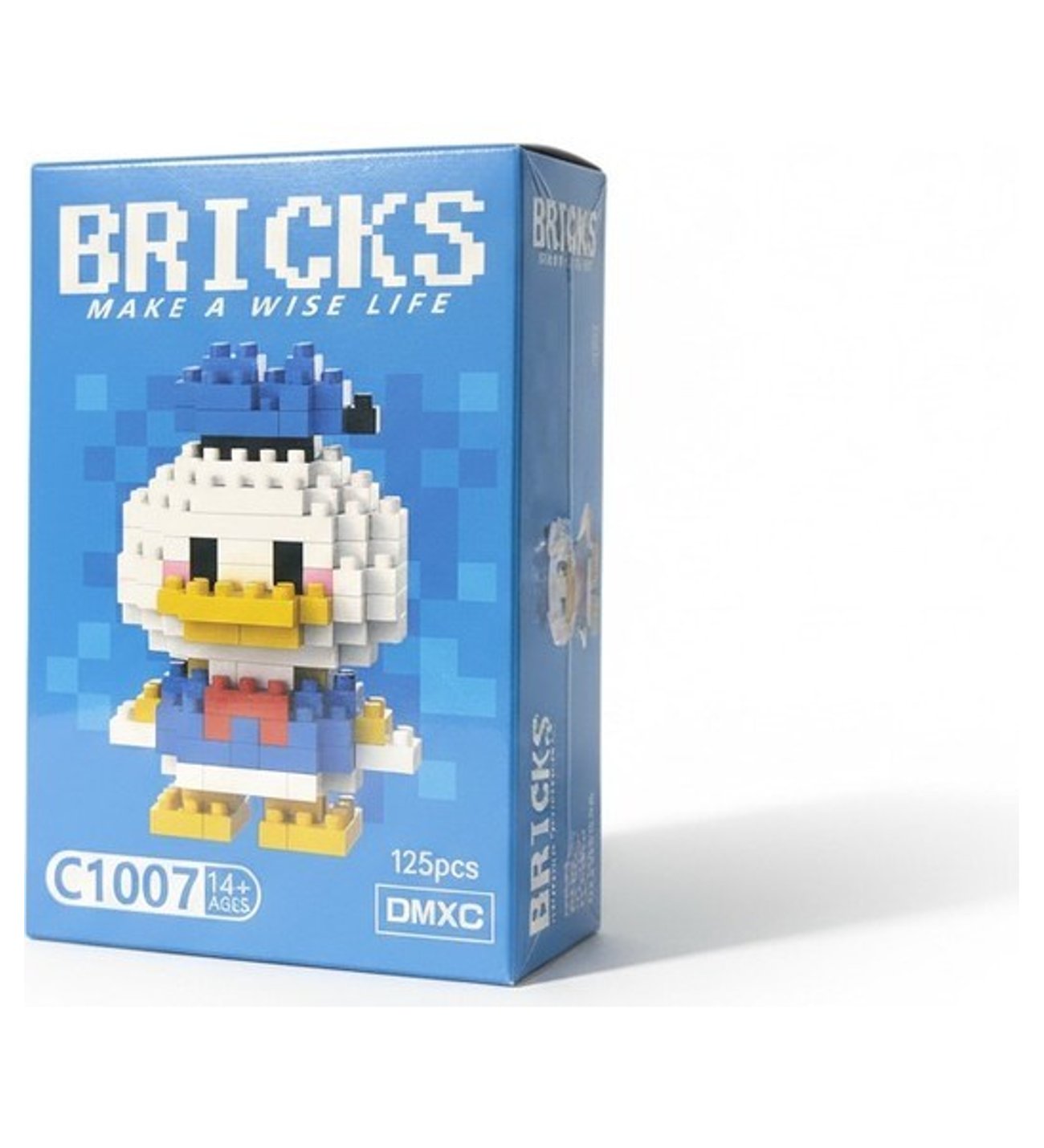 Bricks Donald Duck Karakter Figürü 3D Mini Yapboz Yapı Oyuncak